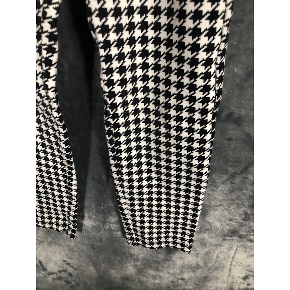 Old Navy Girls Black And White Dog Tooth Stretch Pants Size 5 Toddler - Picture 5 of 7
